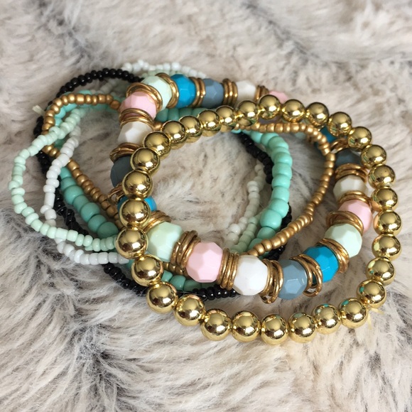 Mint Layering Bracelets - Picture 3 of 3